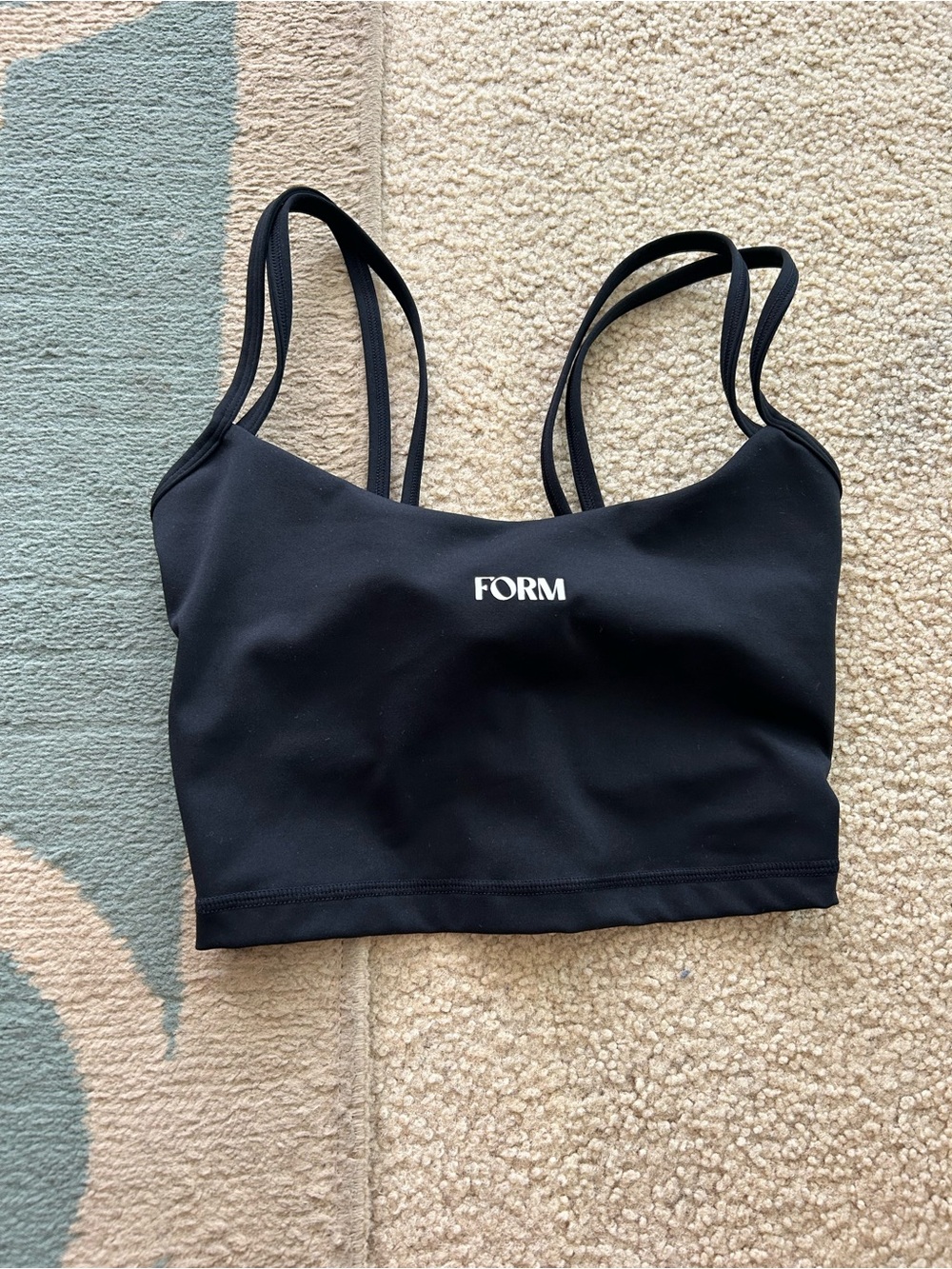 Black Double-Strap Tank Top